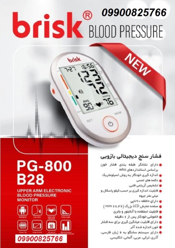 فشارسنج بازویی سخنگو بریسک PG-800 B28