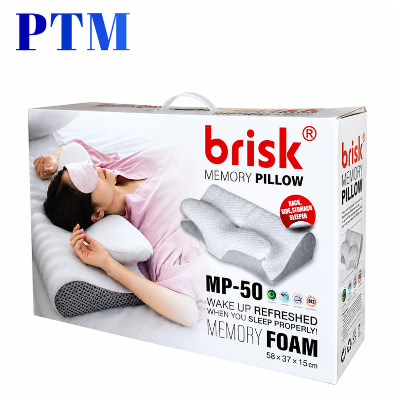 Brisk MP-50 Memory Foam Orthopedic Pillow